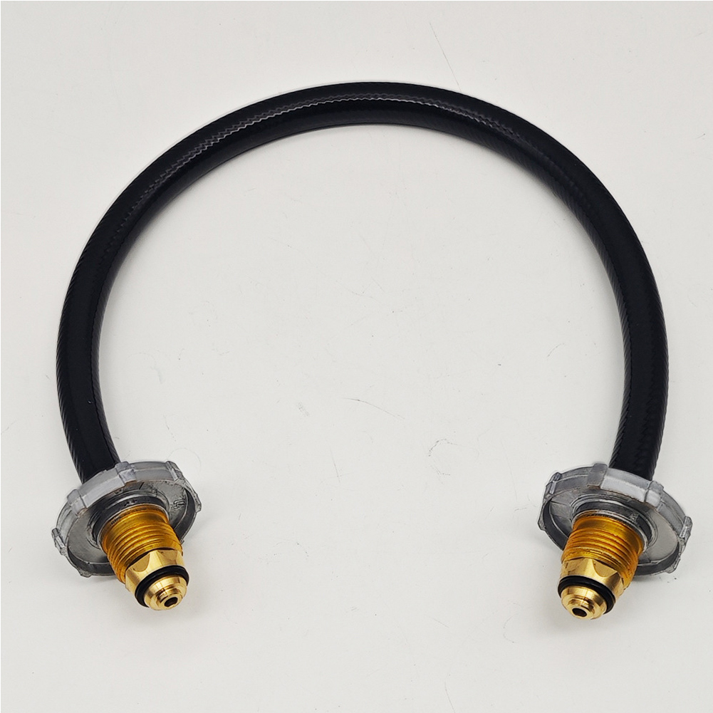 Home Cooking Gas - 60cm相互充填ブリッジプロパンシリンダータンクブリッジホース直接接続キャニスターガス充填アダプターキャンプ用品