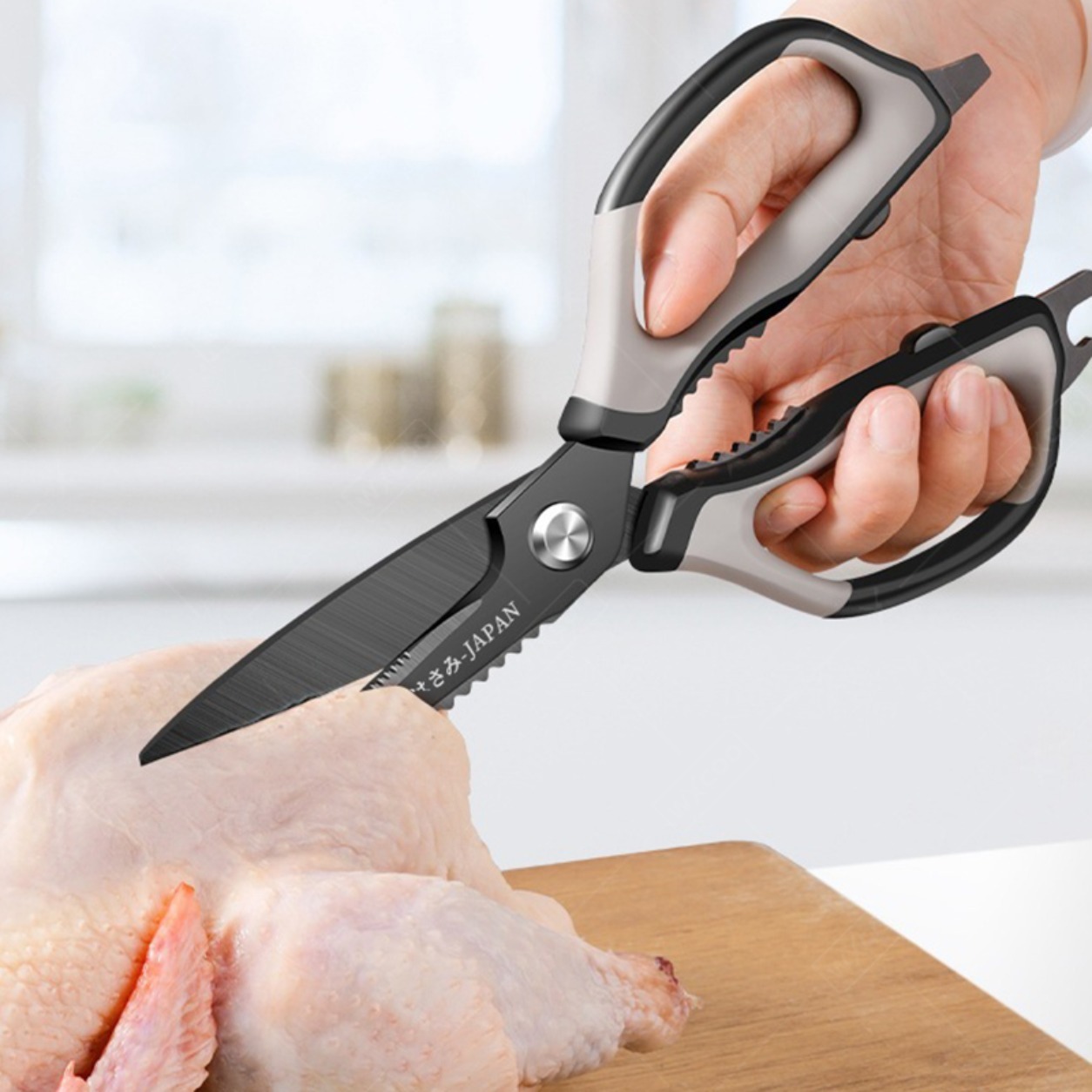 WXCOO 日本式キッチン用ハサミセット。ステンレス製で、バ - Home Cooking Cookbook のレビューと価格