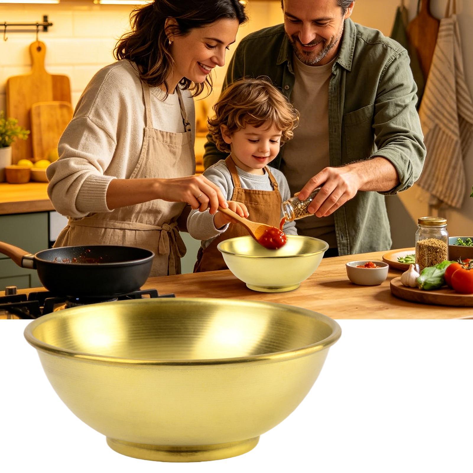 銅製ボウル 大型保存容器 サラダ用銅製皿 家庭用サービング  - Home Cooking Recipes のレビューと価格